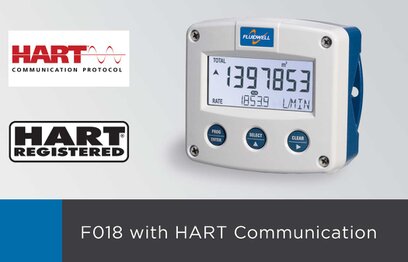 F018 Flow Monitor with HART, now with CSA approval